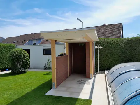 Poolhaus aus Holz – ausgeführtes Referenzprojekt 6